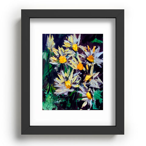 Ginette Fine Art White Daisies Recessed Framing Rectangle