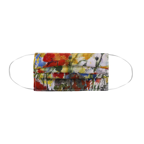 Ginette Fine Art Wildflowers Poppies 1 Face Mask