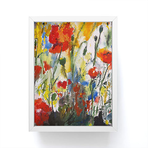 Ginette Fine Art Wildflowers Poppies 1 Framed Mini Art Print