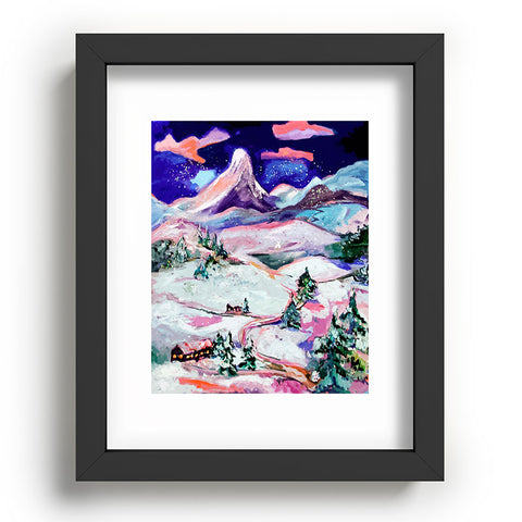 Ginette Fine Art Winter Wonderland Recessed Framing Rectangle