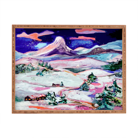 Ginette Fine Art Winter Wonderland Rectangular Tray
