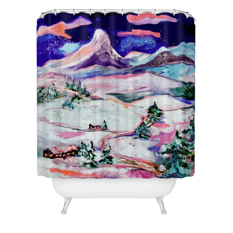 Ginette Fine Art Winter Wonderland Shower Curtain