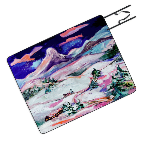 Ginette Fine Art Winter Wonderland Picnic Blanket