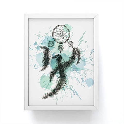 Ginger Pigg BLUE DREAM CATCHER Framed Mini Art Print