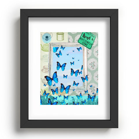 Ginger Pigg Butterfly Zone Recessed Framing Rectangle