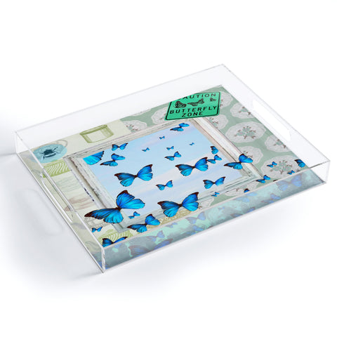 Ginger Pigg Butterfly Zone Acrylic Tray