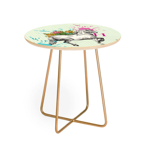 Ginger Pigg Reign It In Round Side Table