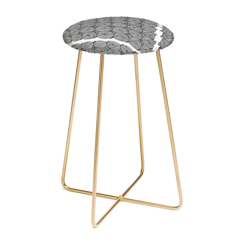 Gneural 55 Coffee Cups Counter Stool