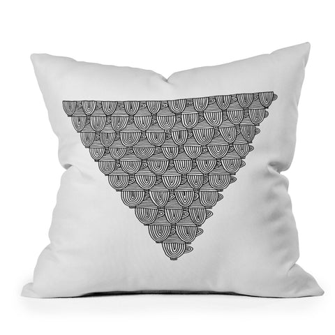 Gneural 55 Coffee Cups Throw Pillow