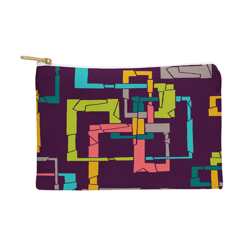 Gneural Broken Pipes Multicolor Pouch