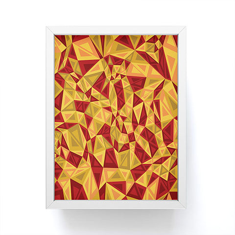 Gneural Triad Illusion Fall Framed Mini Art Print