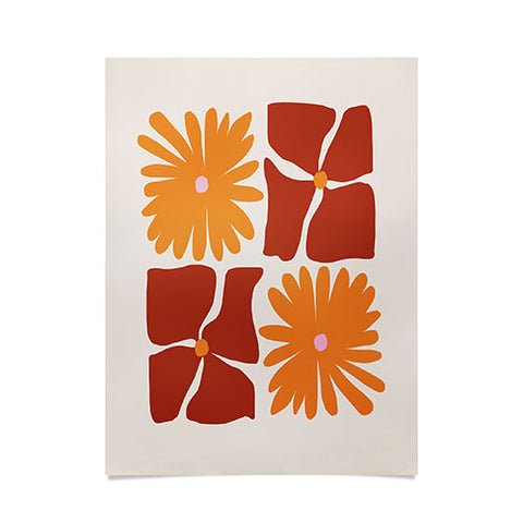 Grace Fall flowers Poster