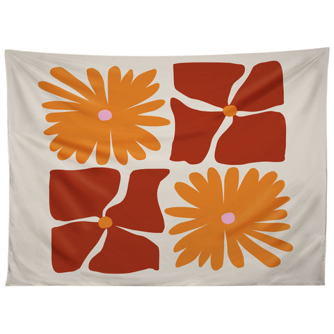 Grace Fall flowers Tapestry