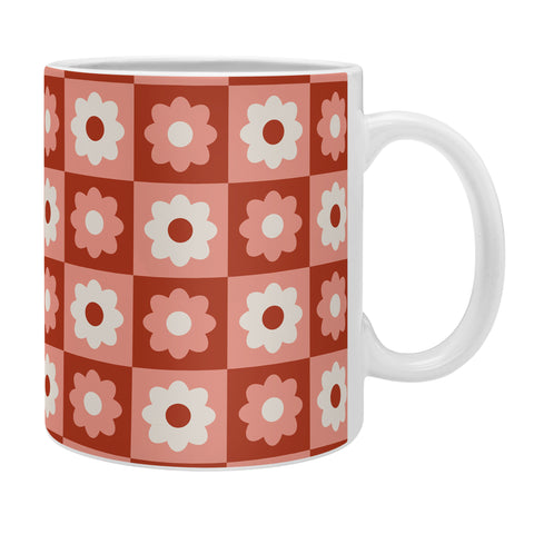Grace Fall Retro Flower Pattern Coffee Mug