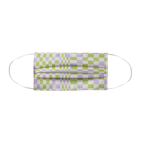 Grace Happy Colorful Checkered Pattern Face Mask
