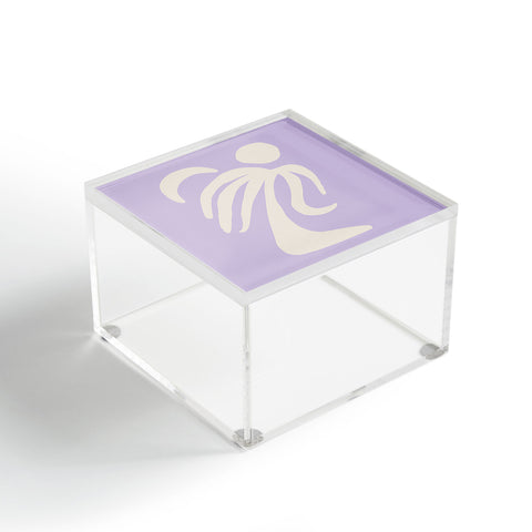 Grace Palm Lilac Acrylic Box