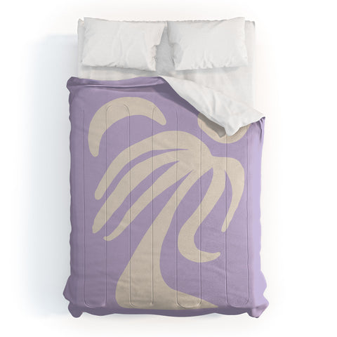 Grace Palm Lilac Comforter