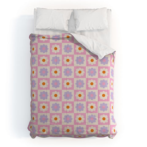 Grace Retro Flower Pattern II Comforter