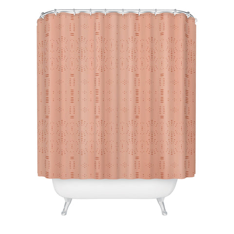 Grace Saona Pattern Pastel Shower Curtain
