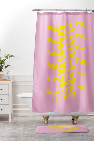Grace Something Good Shower Curtain And Mat