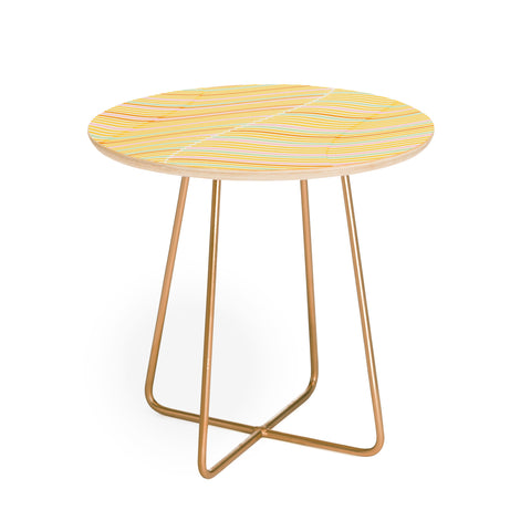 Grace Spring Curves Round Side Table
