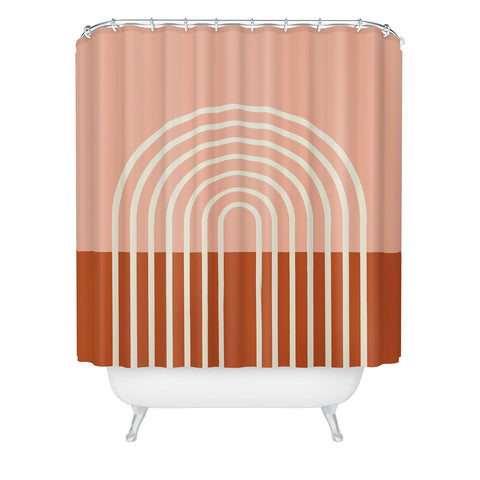 Grace Terracota Pastel Shower Curtain