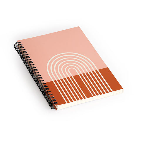 Grace Terracota Pastel Spiral Notebook