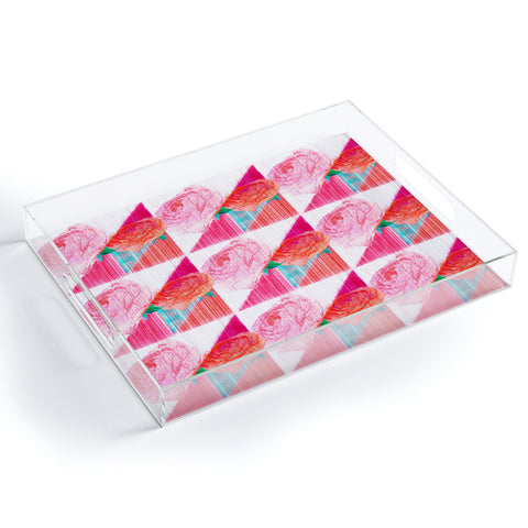 Hadley Hutton Floral Tribe Collection 1 Acrylic Tray