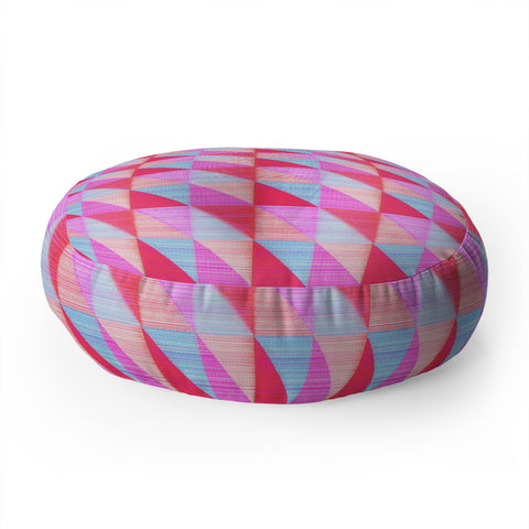 Hadley Hutton Floral Tribe Collection 2 Floor Pillow Round