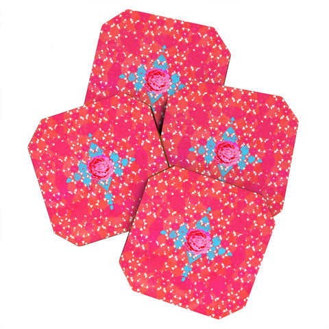 Hadley Hutton Floral Tribe Collection 3 Coaster Set