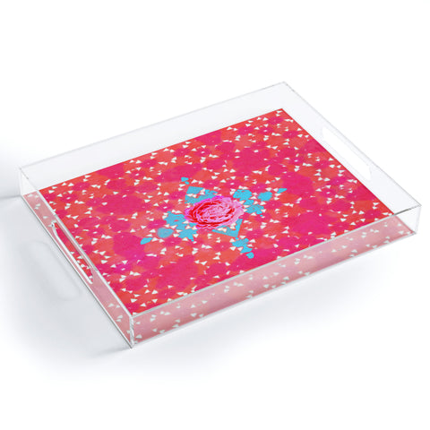 Hadley Hutton Floral Tribe Collection 3 Acrylic Tray