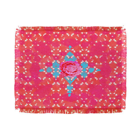 Hadley Hutton Floral Tribe Collection 3 Throw Blanket