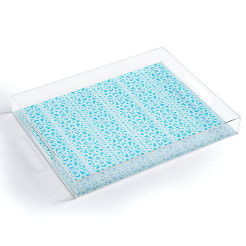 Hadley Hutton Floral Tribe Collection 4 Acrylic Tray