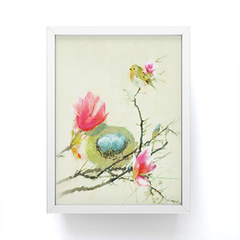 Hadley Hutton Magnolia Bird Framed Mini Art Print