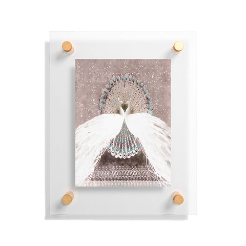 Hadley Hutton Pair Of Peacocks Floating Acrylic Print