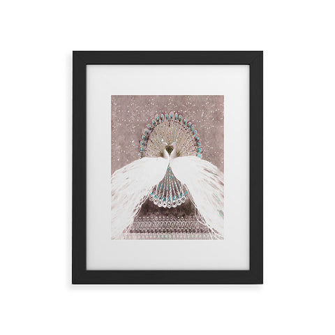 Hadley Hutton Pair Of Peacocks Framed Art Print