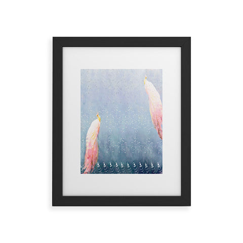 Hadley Hutton Pale Peacocks Framed Art Print