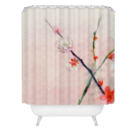 Hadley Hutton Pale Spring Shower Curtain