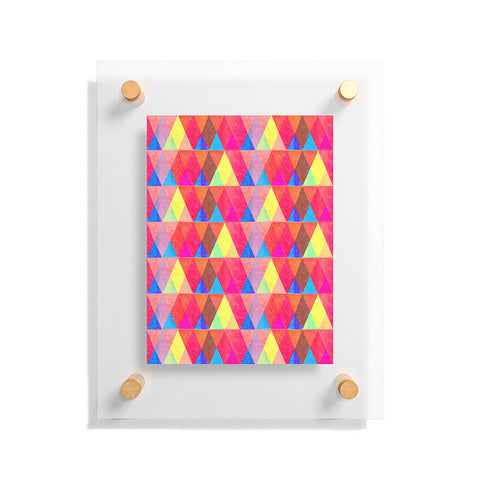 Hadley Hutton Scaled Triangles 1 Floating Acrylic Print