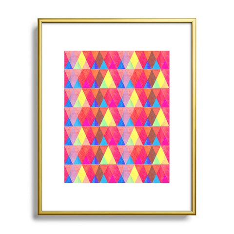 Hadley Hutton Scaled Triangles 1 Metal Framed Art Print