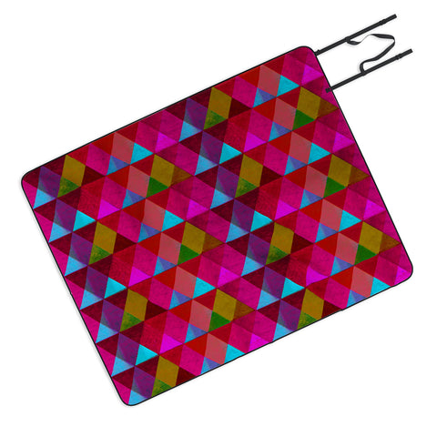 Hadley Hutton Scaled Triangles 2 Picnic Blanket