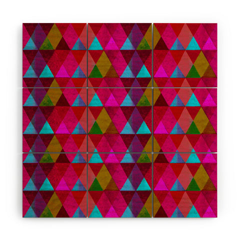 Hadley Hutton Scaled Triangles 2 Wood Wall Mural