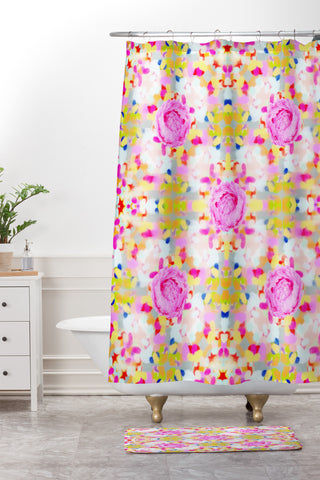 Hadley Hutton Spring Spring Collection 4 Shower Curtain And Mat