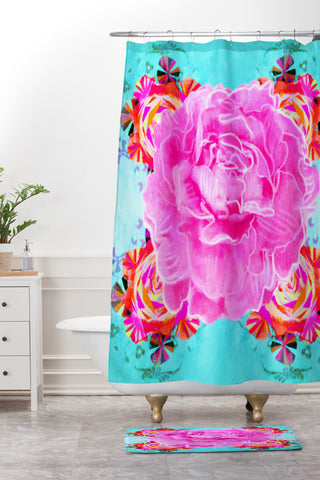 Hadley Hutton Spring Spring Collection 5 Shower Curtain And Mat