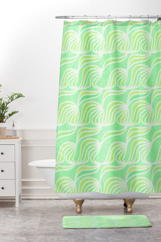 Hadley Hutton Succulent Collection 3 Shower Curtain And Mat