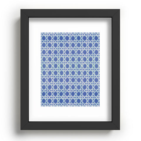Hadley Hutton Woven Blue Recessed Framing Rectangle