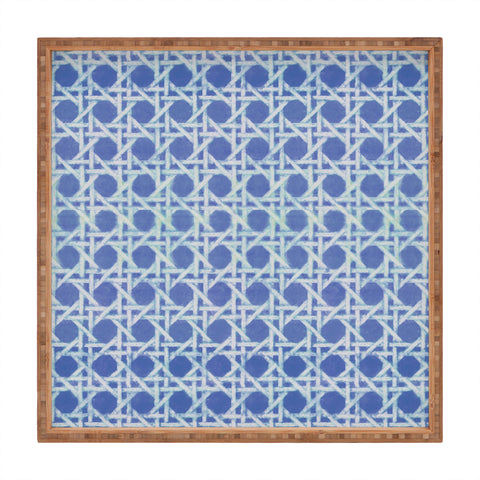 Hadley Hutton Woven Blue Square Tray