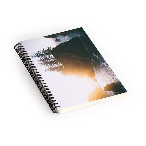 Hannah Kemp Coastal Sunset 1 Spiral Notebook