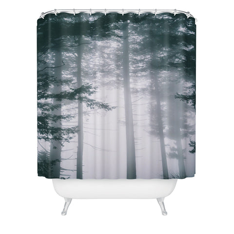 Hannah Kemp Moody Forest II Shower Curtain