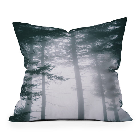 Hannah Kemp Moody Forest II Throw Pillow